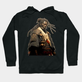 Yasuke Black Samurai in 1579 Feudal Japan No. 3 Hoodie